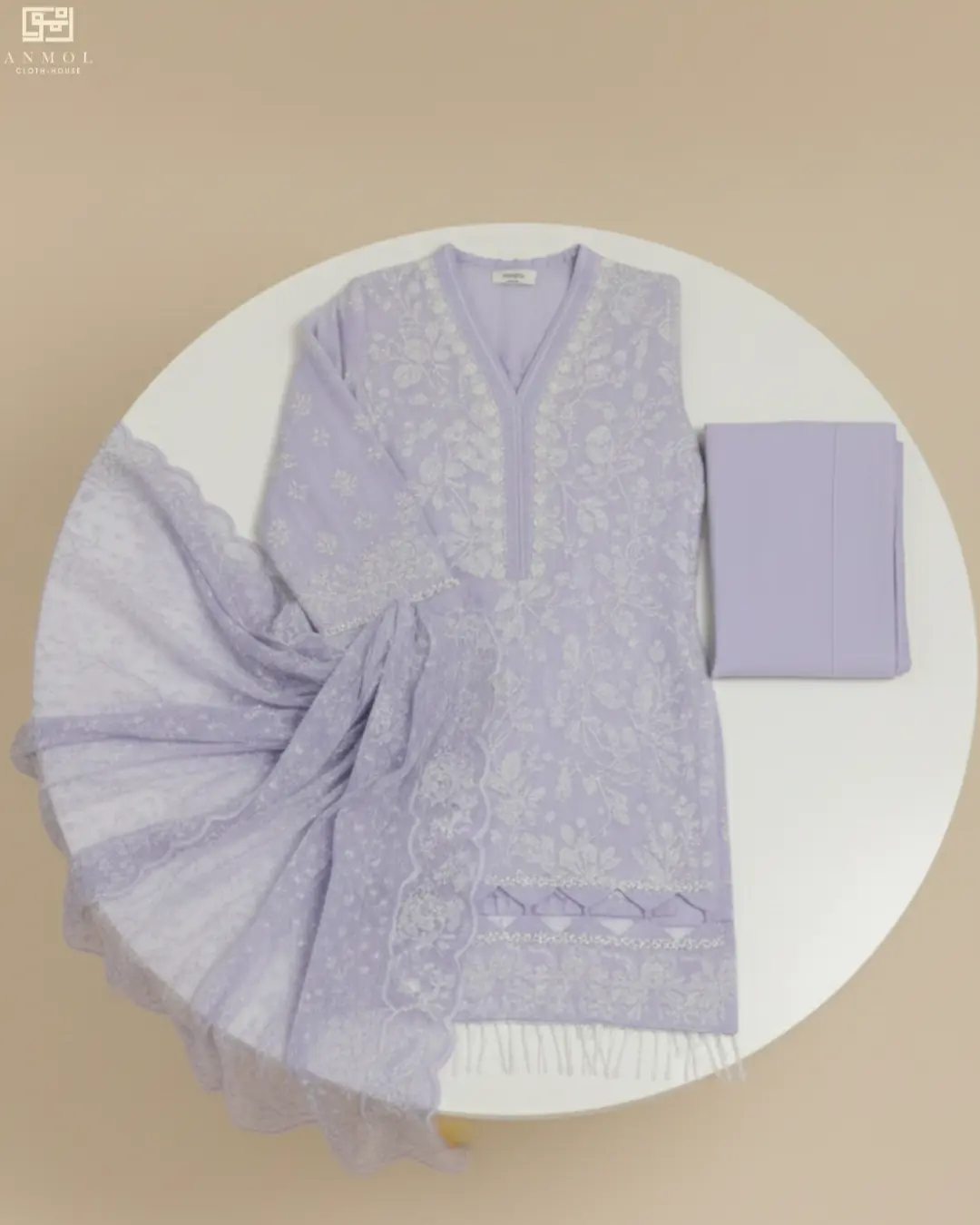 Aura By AALAYA - Women's 3 Piece Lawn - Image 3