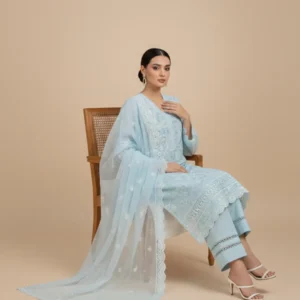 Women's Embroidered Lawn By AALAYA - 3 Piece