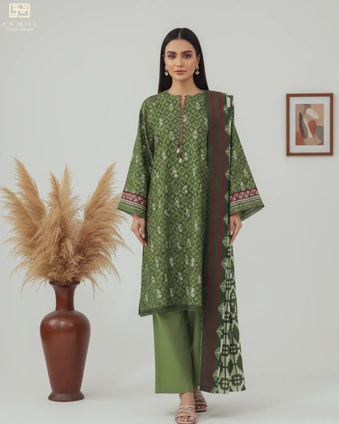 SAPPHIRE Premium Printed Lawn - 3 Piece