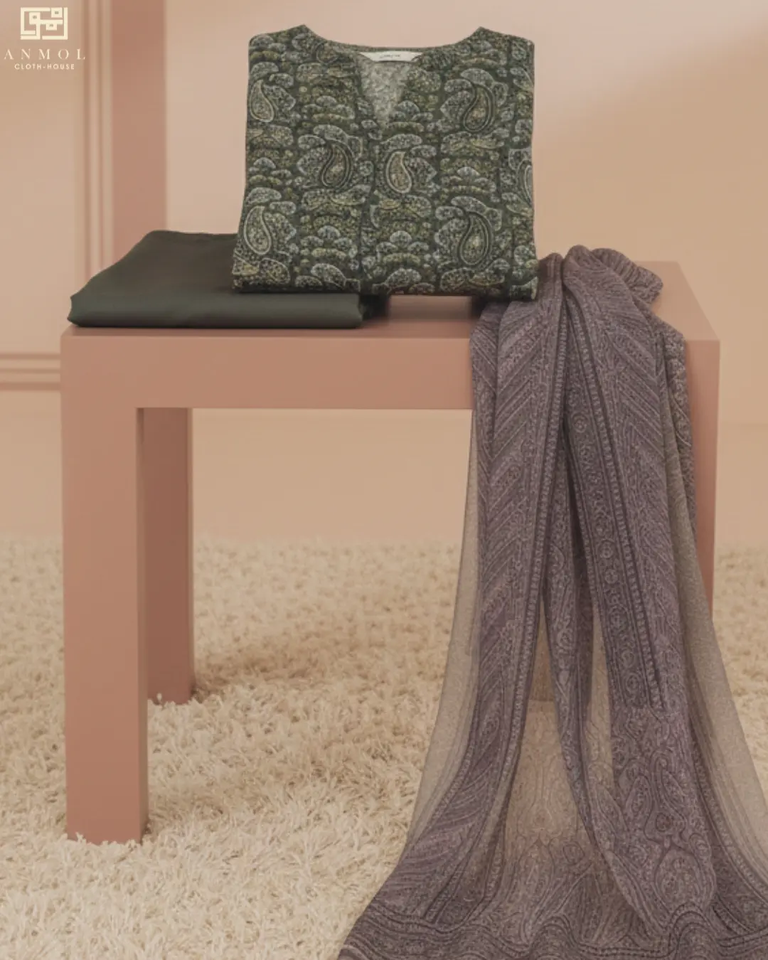 SAPPHIRE Elegant Printed Lawn - 3 Piece - Image 3