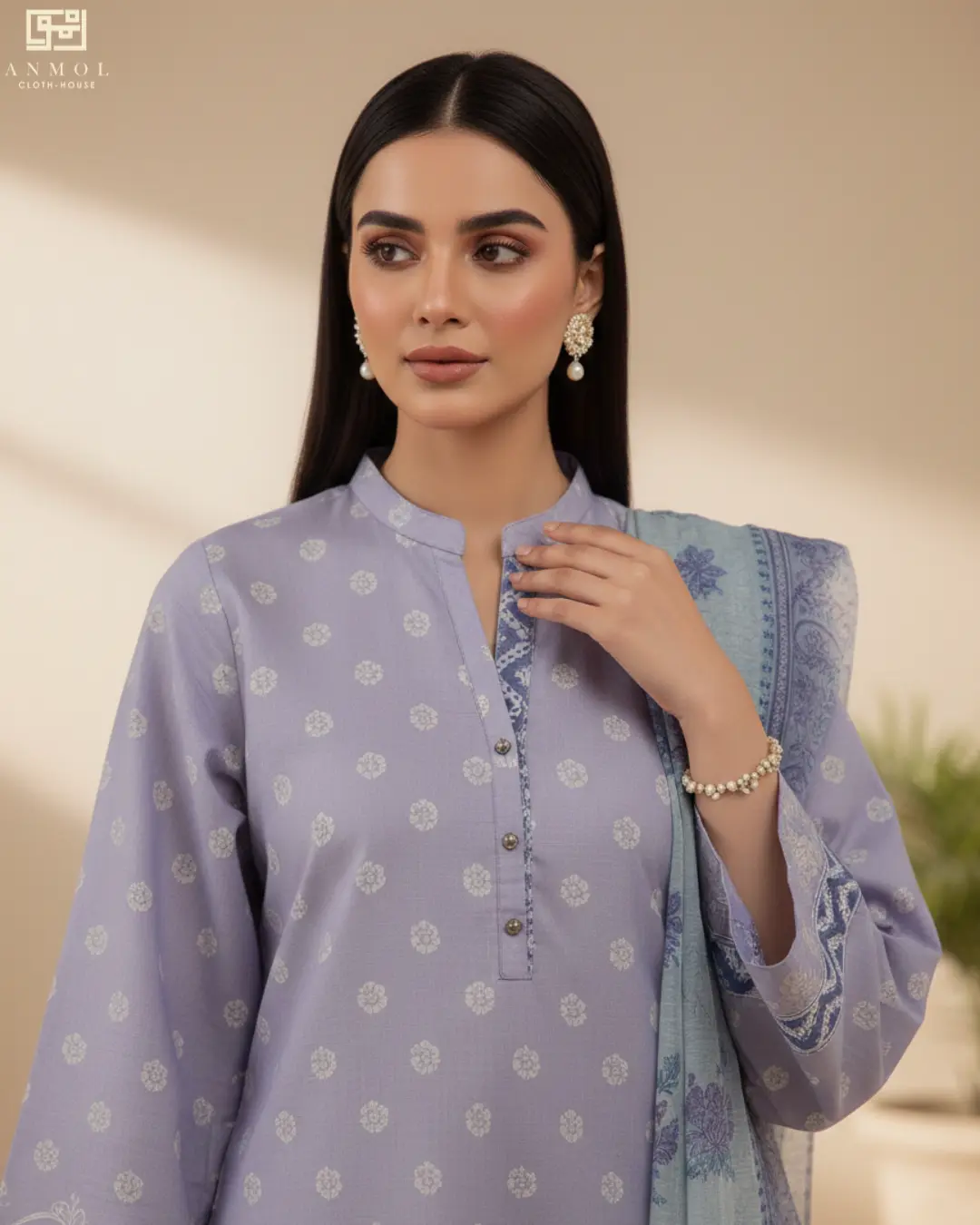 SAPPHIRE Premium 3 Piece Printed Lawn - Image 2