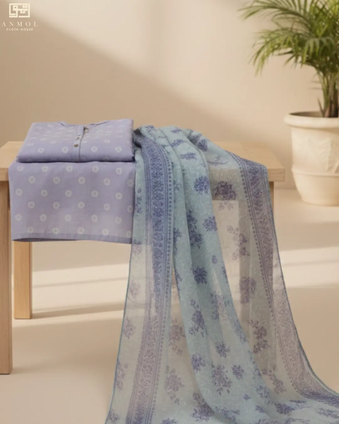 SAPPHIRE Premium 3 Piece Printed Lawn - Image 3