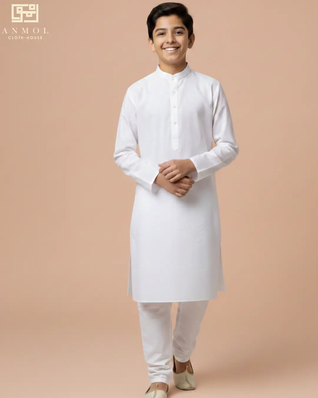 Shahposh Men's Premium White Cotton - Image 2