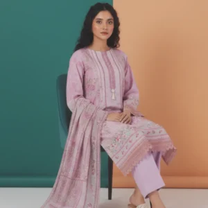 ZELLBURY Elegant Digital Printed Lawn - 3 Piece