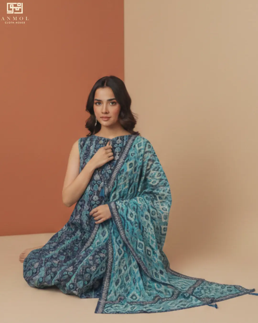 ZELLBURY Premium Digital Printed Lawn - 3 Piece - Image 2