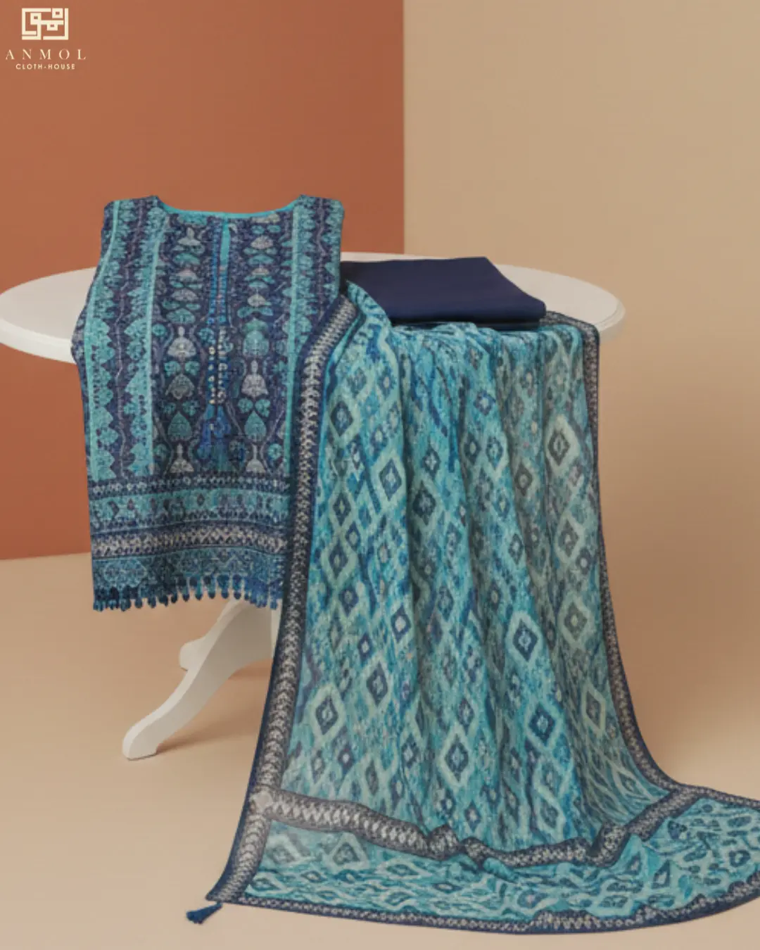 ZELLBURY Premium Digital Printed Lawn - 3 Piece - Image 3