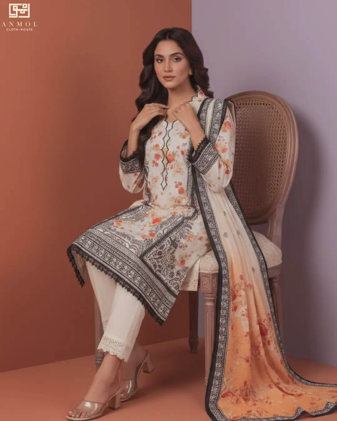 Digital Printed Lawn By ZELLBURY - 3 Piece