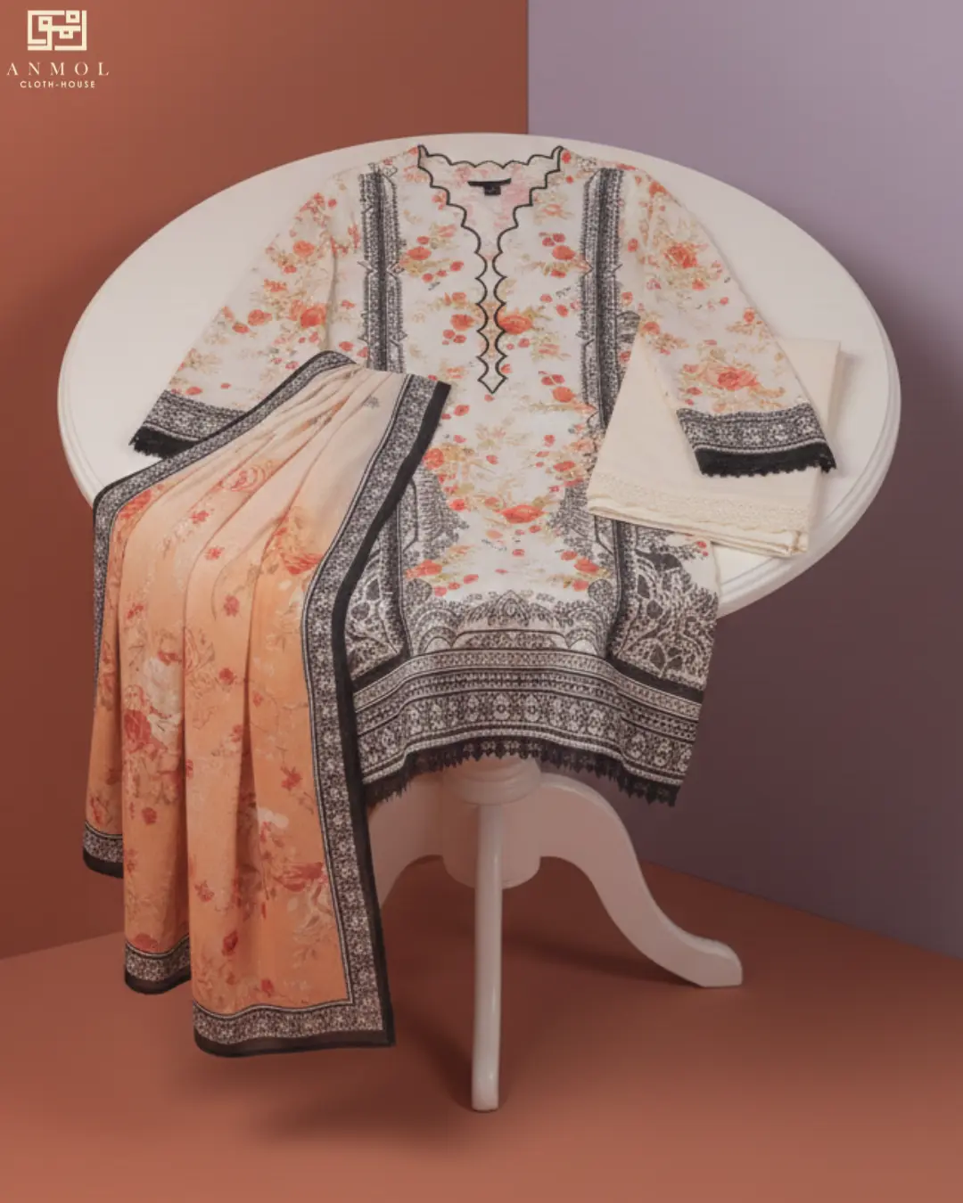 Digital Printed Lawn By ZELLBURY - 3 Piece - Image 3