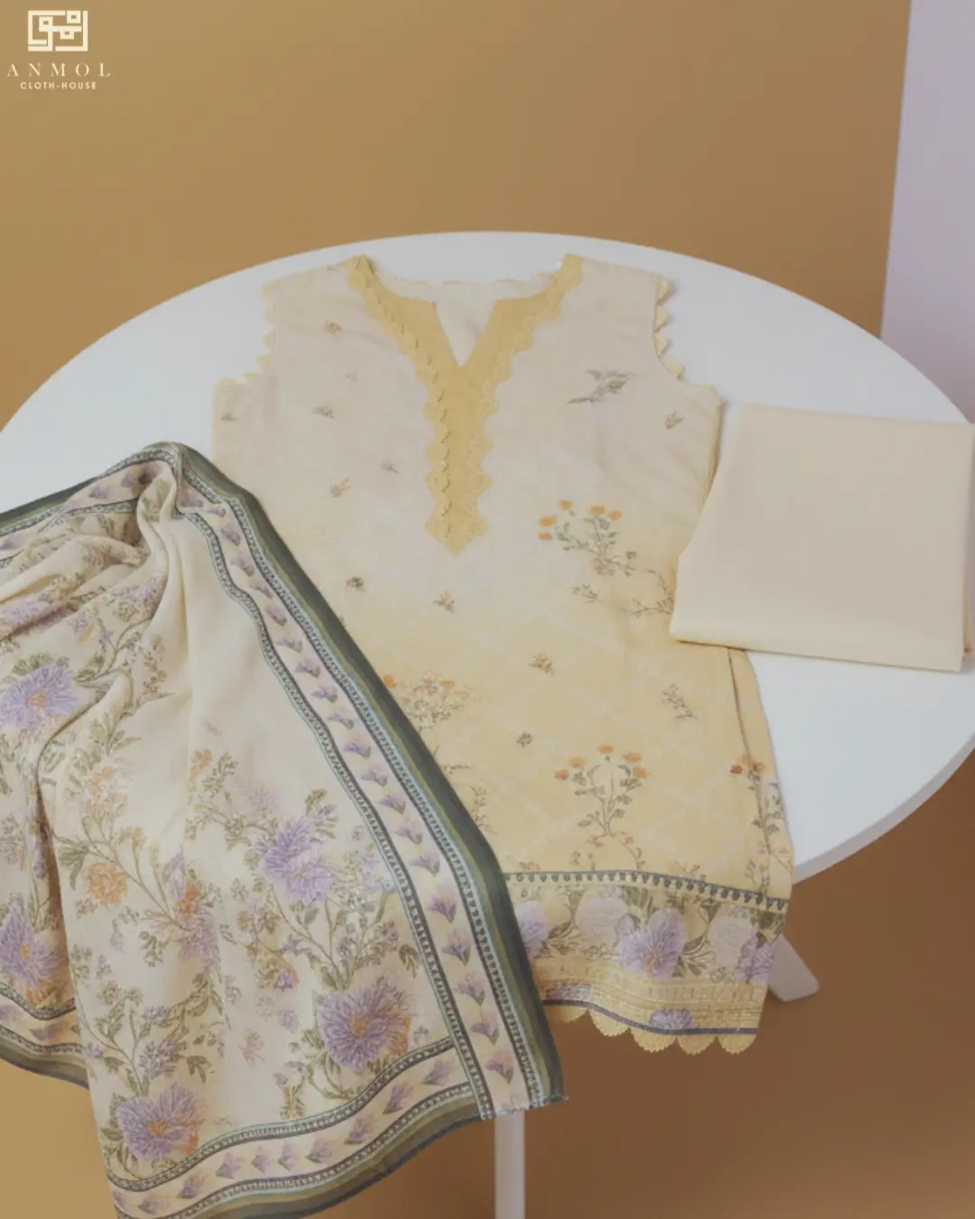 ZELLBURY Signature Floral Printed Lawn - 3 Piece - Image 3