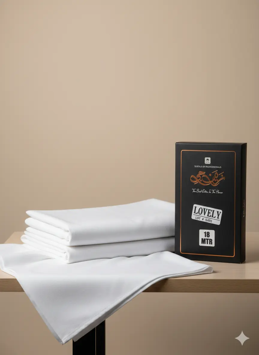 LOVELY Premium White Cotton - By Zain Jee