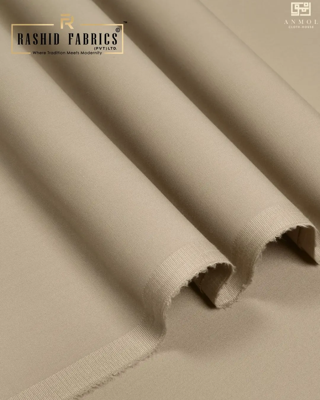 Cream Beige Wash and wear