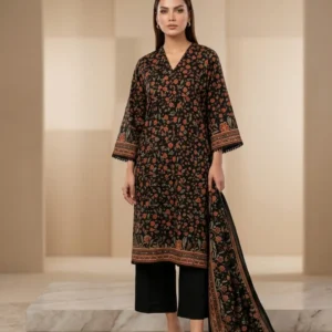 Khaadi Ladies Elegant Printed Lawn Suit - 3 Piece