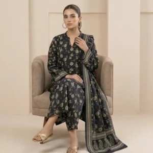 Premium Digital Printed Lawn 3 Piece Suit By Khaadi