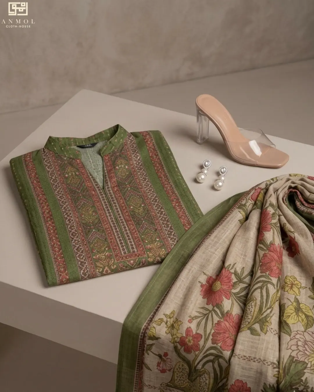 3 Piece Premium Digital Printed Lawn Suit By Khaadi - Image 3