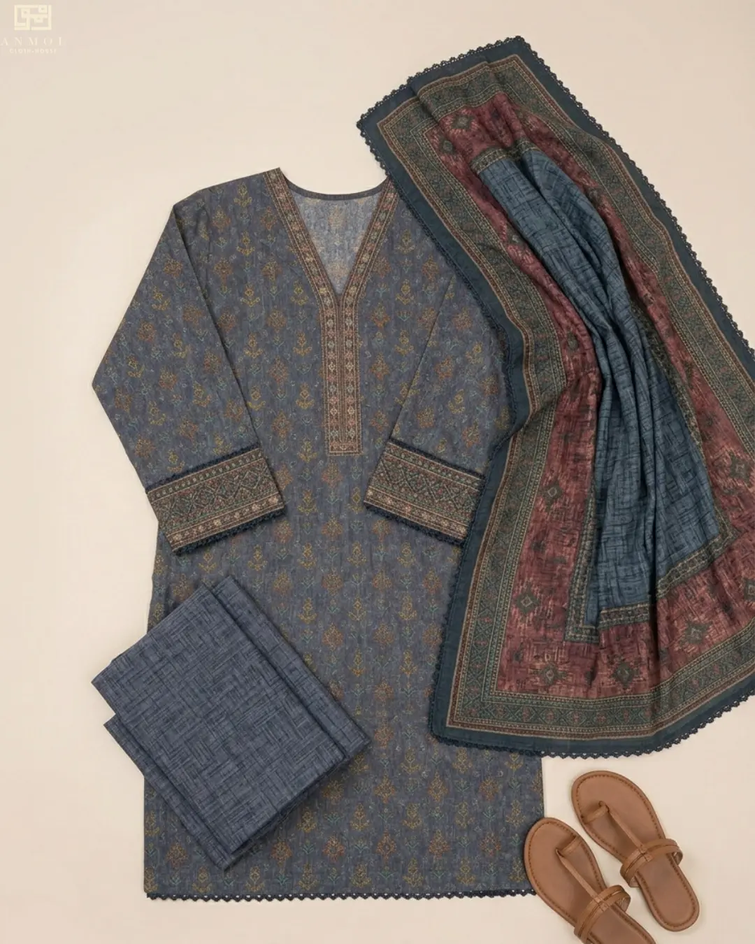 Top Trending Digital Printed Lawn Suit By Khaadi - Image 3