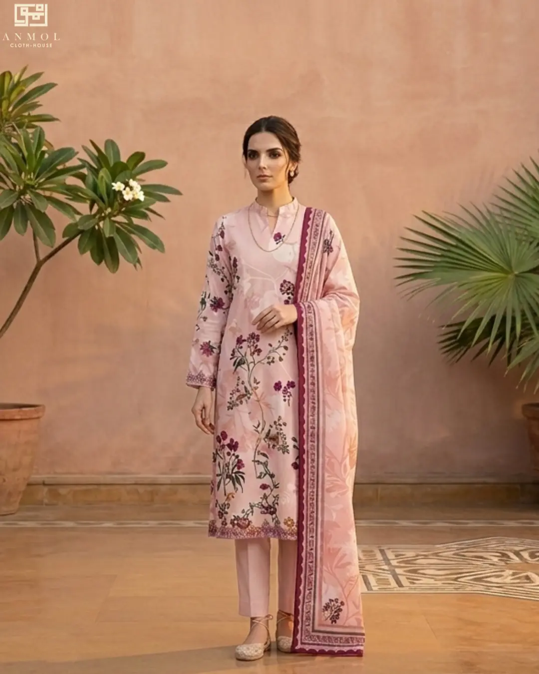 Classic Digital Printed Lawn By MOTIFZ - 3 Pc