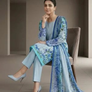 Elegant Digital Printed Lawn By MOTIFZ - 3 Piece