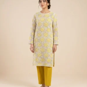 Best 2 Piece Lawn Suit With Premium Front Chicken Kari