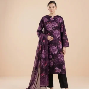 Summer Friendly Digital Printed 3 Piece Lawn Suit By PASHA