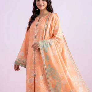 Top Trending Digital Printed 3 Piece Lawn Suit By ZELLBURY