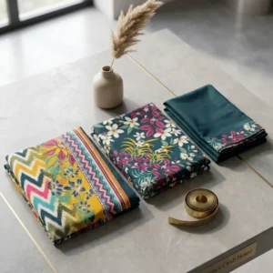 Top Trending Unstitched Floral 3 Piece Lawn Suit By Bin Saeed