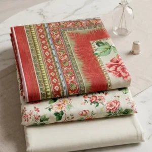 Bin Saeed - Trending Floral Unstitched 3 Piece Printed Lawn Suit