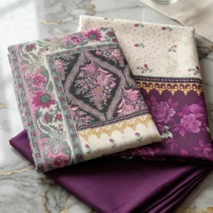 Bin Saeed - Best Designed Floral Unstitched 3 Piece Printed Lawn