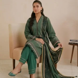 ZELLBURY Premium 3 Piece Unstitched Printed Lawn Suit