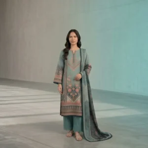 Zellbury - Premium 3 Piece Digital Printed Lawn Suit