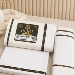 PURI Bareeze Wash & Wear – Premium Men’s Unstitched Suit