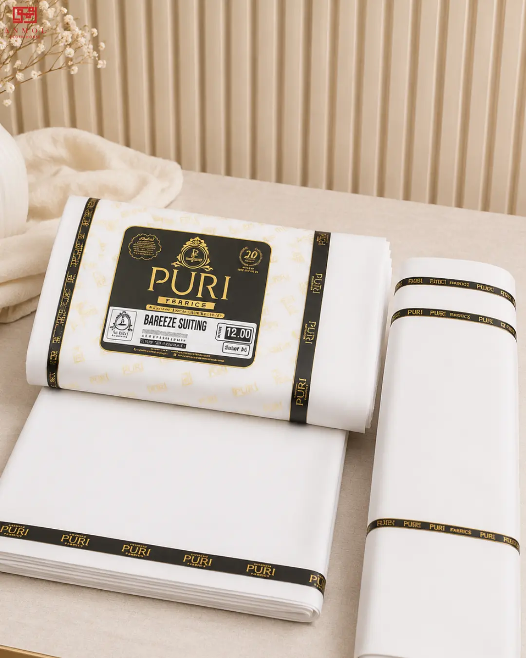 PURI Bareeze Wash & Wear – Premium Men’s Unstitched Suit