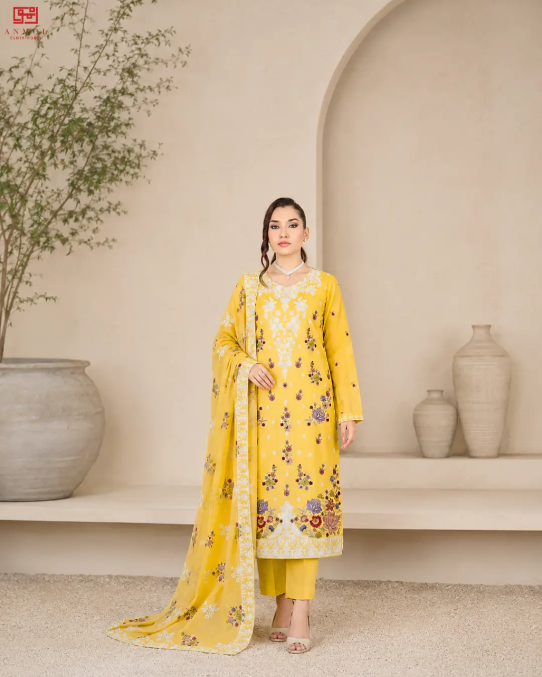 MAHAY Amaya Vol-02 – Top Trending Embroidered Lawn 3 Pc Suit