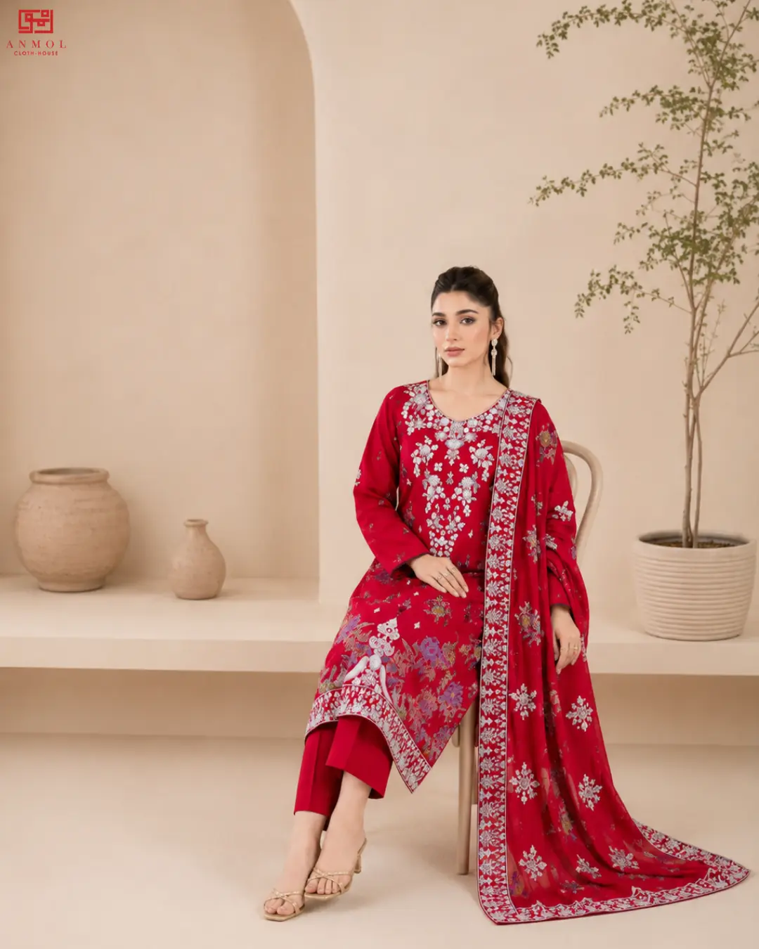 MAHAY Amaya Vol-02 – Top-Notch Embroidered Lawn 3 Piece Suit