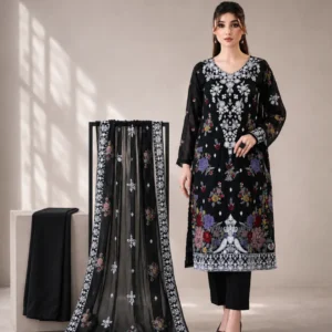 Elegant Embroidered Lawn 3 Pc Suit By MAHAY - Amaya Vol-02