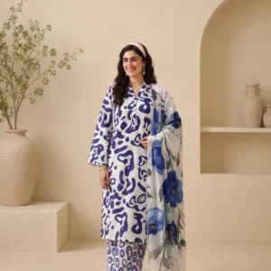 MAHAY Digital Printed Airjet Lawn 3 Piece Suit – Fresh Collection