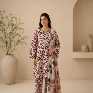 MAHAY Digital Printed Airjet Lawn 3 Piece Suit – Fresh Article