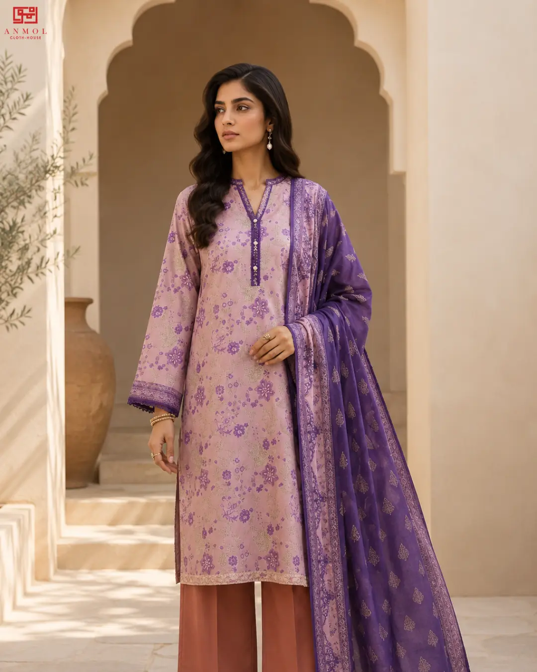 Zellbury Elegant Digital Printed 100% Pure Lawn - 3 Piece Suit - Image 2