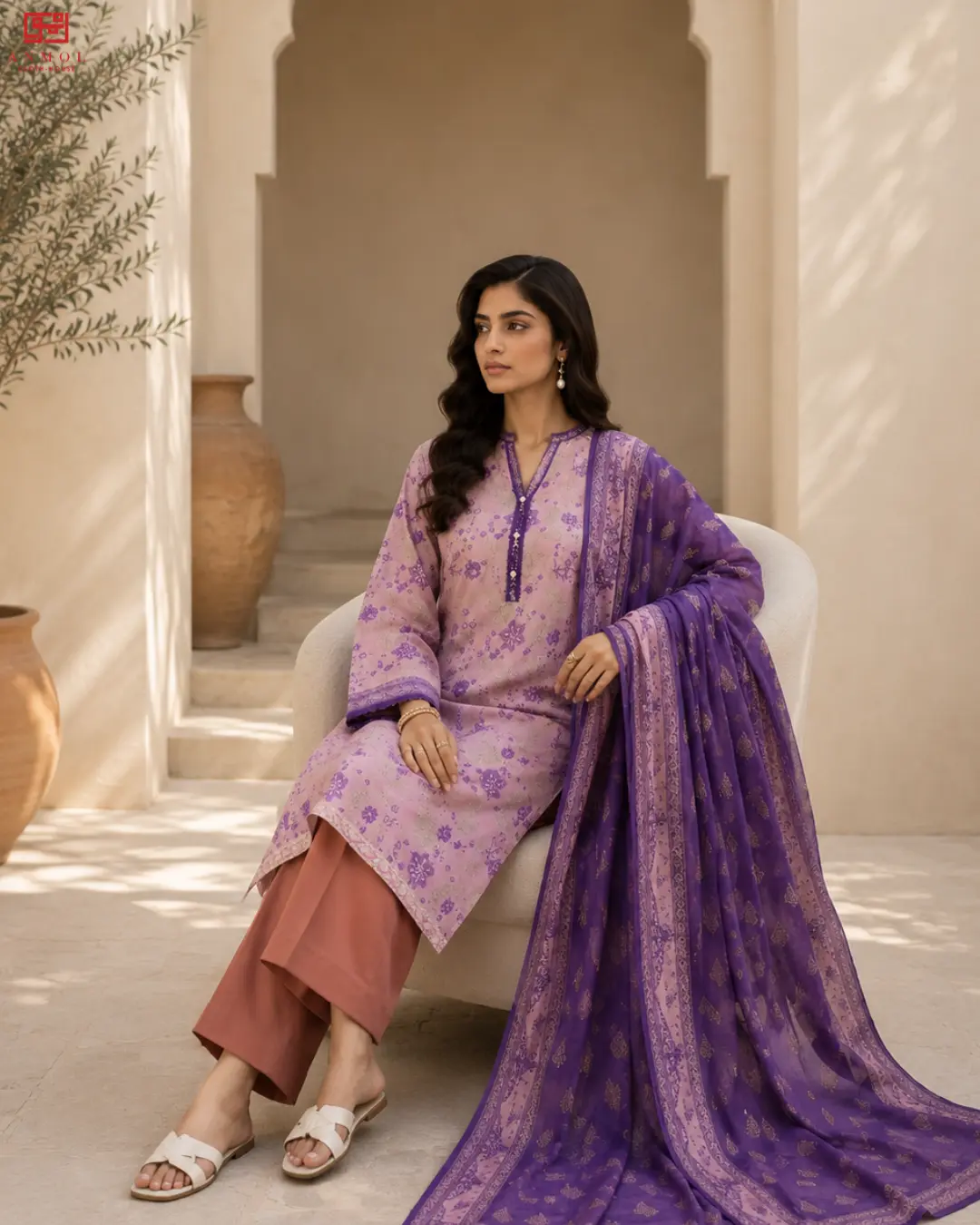 Zellbury Elegant Digital Printed 100% Pure Lawn - 3 Piece Suit