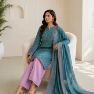 Zellbury Trending Digital Printed 100% Pure Lawn - 3 Piece Suit