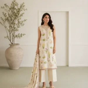 ZELLBURY – Premium 100% Pure 3 Piece Elegant Lawn Suit