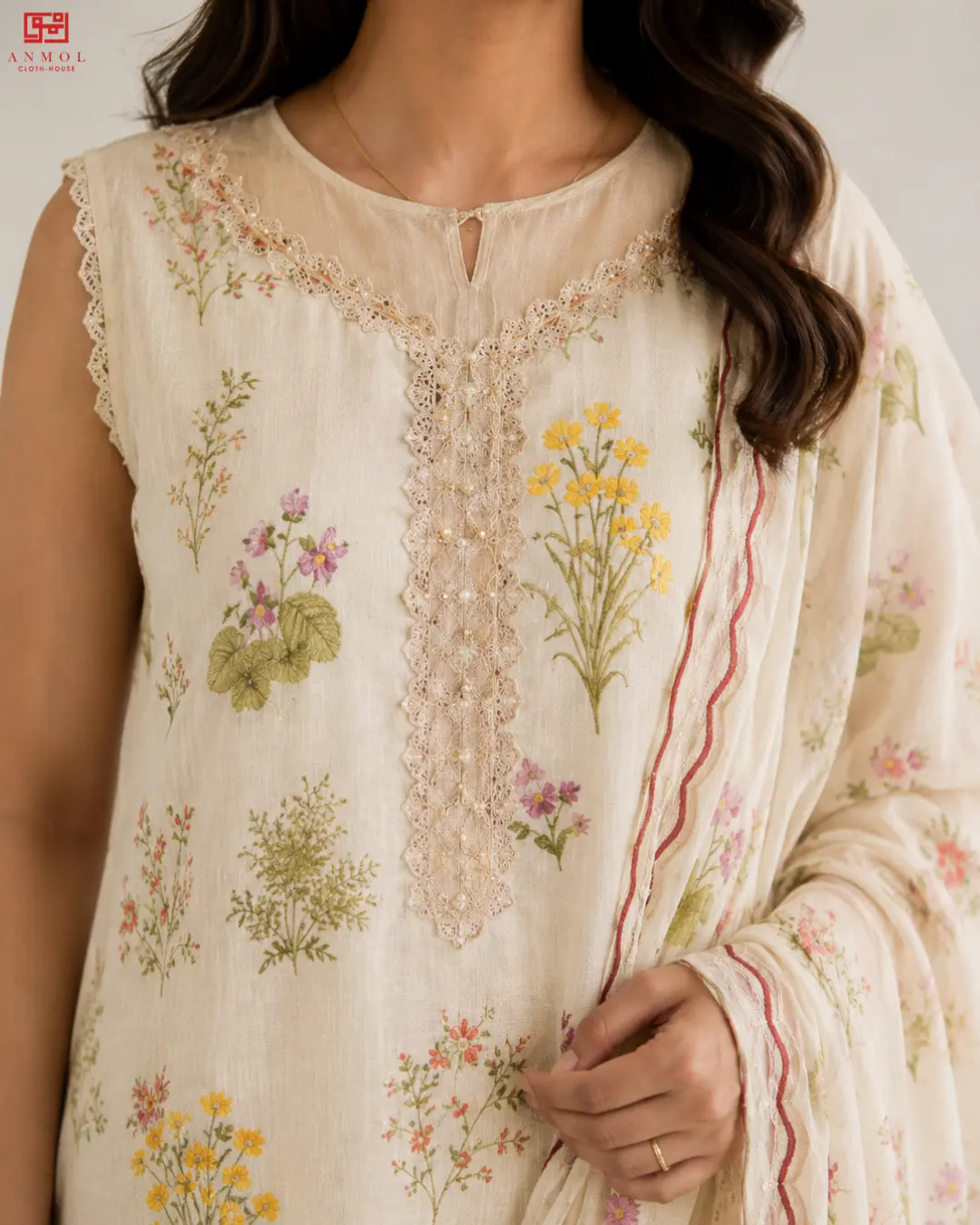 ZELLBURY – Premium 100% Pure 3 Piece Elegant Lawn Suit - Image 2