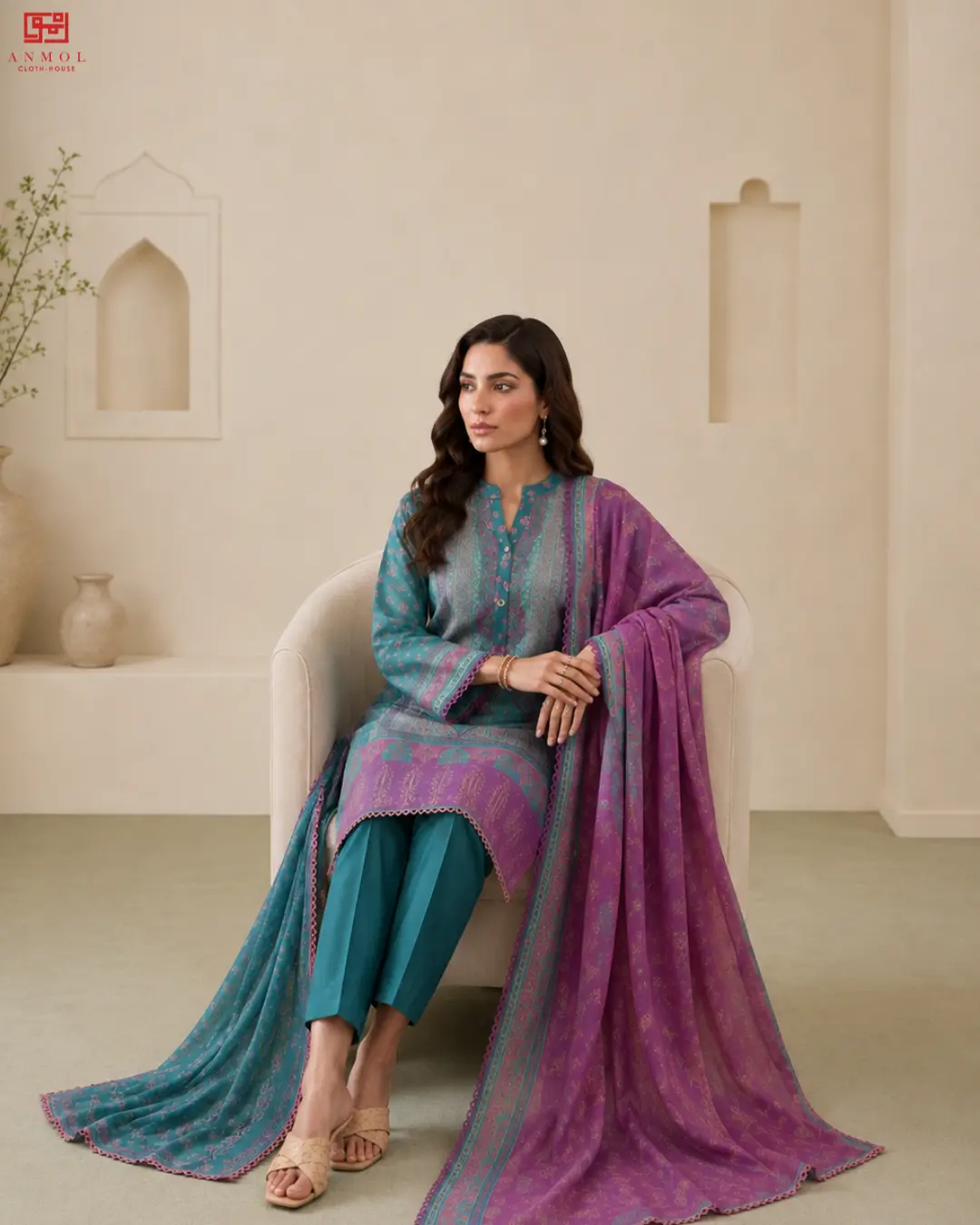 Zellbury Top-Notch Digital Printed Pure Lawn - 3 Piece Suit