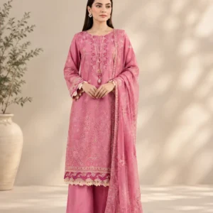 MAHAY Women's Elegant Embroidered Lawn - 3 Piece Suit