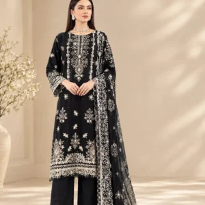 MAHAY Women's Top-Notch Embroidered Lawn - 3 Piece Suit